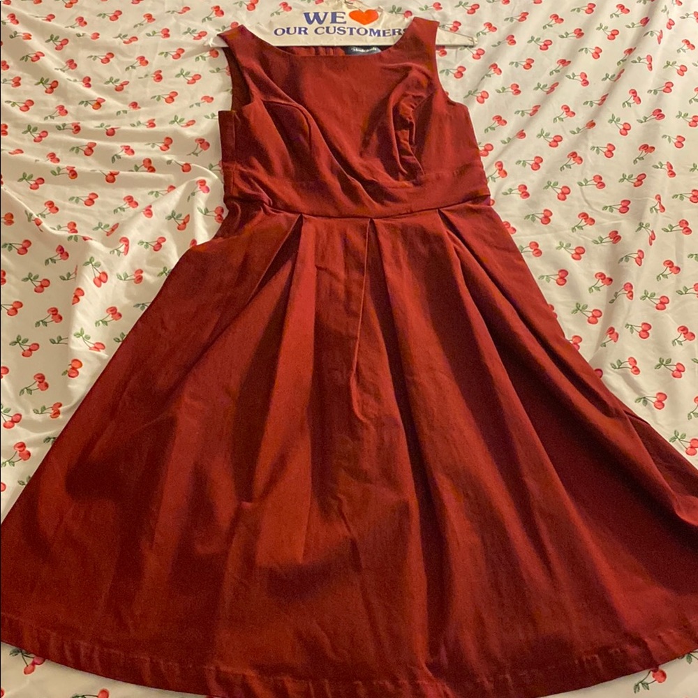 ModCloth red tank dress
